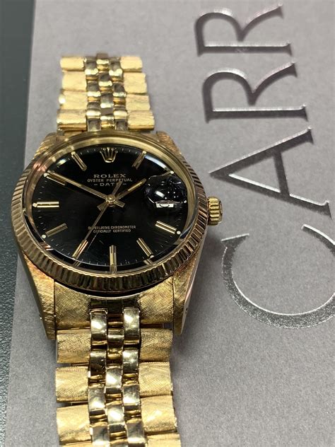 vintage rolex oyster perpetual date gold